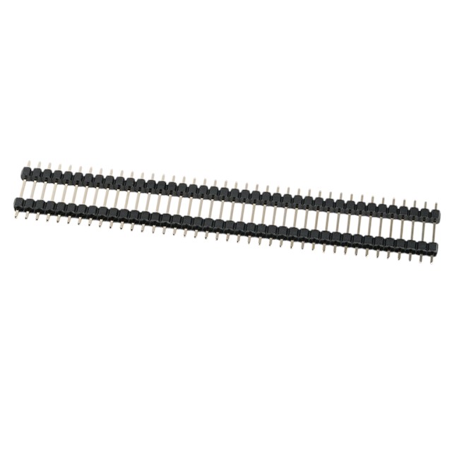 PIN HEADER 40PIN(1x40) 2.54mm THT V/T 3X12X3MM - 5PH1DDA25-140G0NNBL-3X12