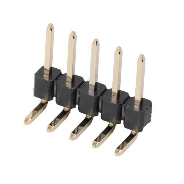 PIN HEADER 5PIN(1x5) 2.54mm THT R/A 6X3X3.6MM - 5PH1RDA25-105G0NNBL6X3X3