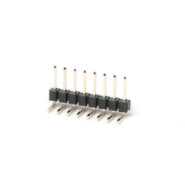 PIN HEADER 8PIN(1X8) 2.54mm THT R/A 6X3X3.9MM - 5PH1RDA25108G0NNBL6X3X3.