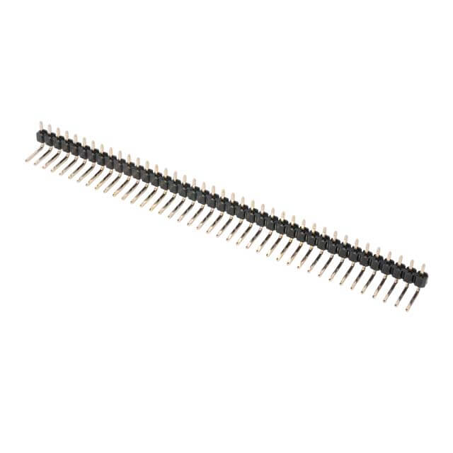 PIN HEADER 40PIN(1x40) 2.54mm THT R/A 6X3X4.5MM - 5PH1RUA25-140G0NNBL6X3X4