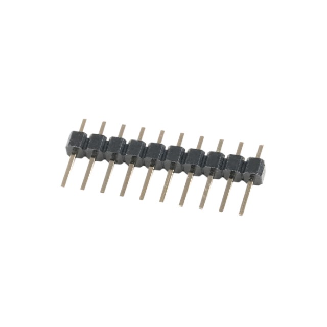 PIN HEADER 10PIN(1x10) 2.54mm THT V/T 3X6MM - 5PH1SDA25-110G0NNBL-3X6