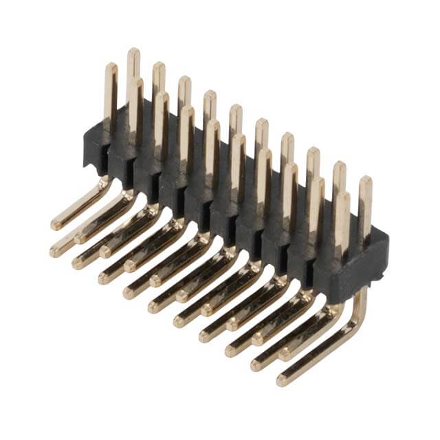 PIN HEADER 20PIN(2x10)1.27mm THT R/A 2.9X2.2X2.7MM - 5PH3RDA15-210G0NNBU2.9X2