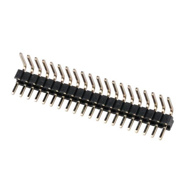 PIN HEADER 20PIN(1x20)1.27mm THT R/A 2.9X2.2X2.7MM - 5PH3RUA15-120G0NNBU2.9X2
