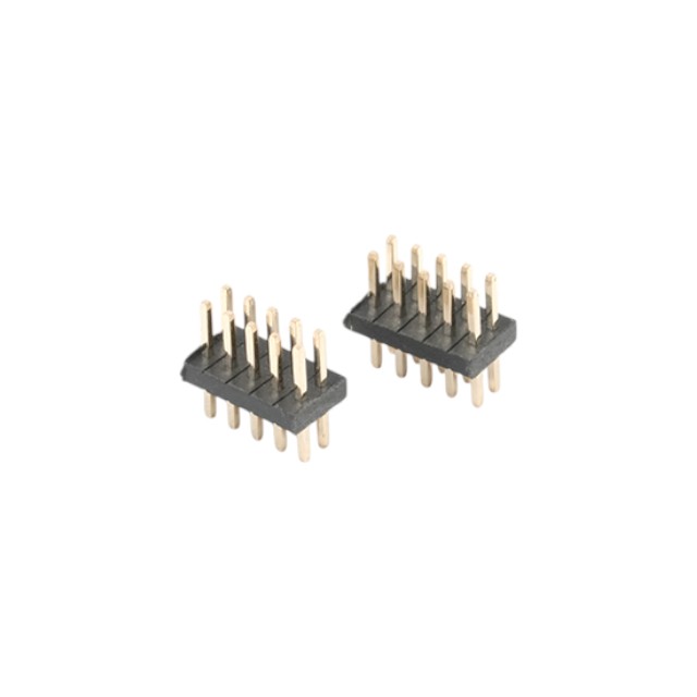 PIN HEADER 10PIN(2x5)1.27mm THT V/T 2.2X2.7X5.9MM - 5PH3SDA10-205G0NNBU-2.7X