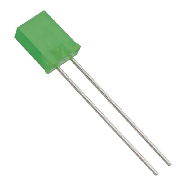 STRONG BASE 2G52HD-28 LED 5x2MM GREEN 6mcd 140° GREEN/DIFFUSED