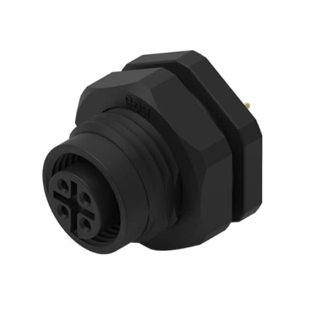 WÜRTH 643220100604 CONNECTOR CIRCULAR 4 PIN FEMALE