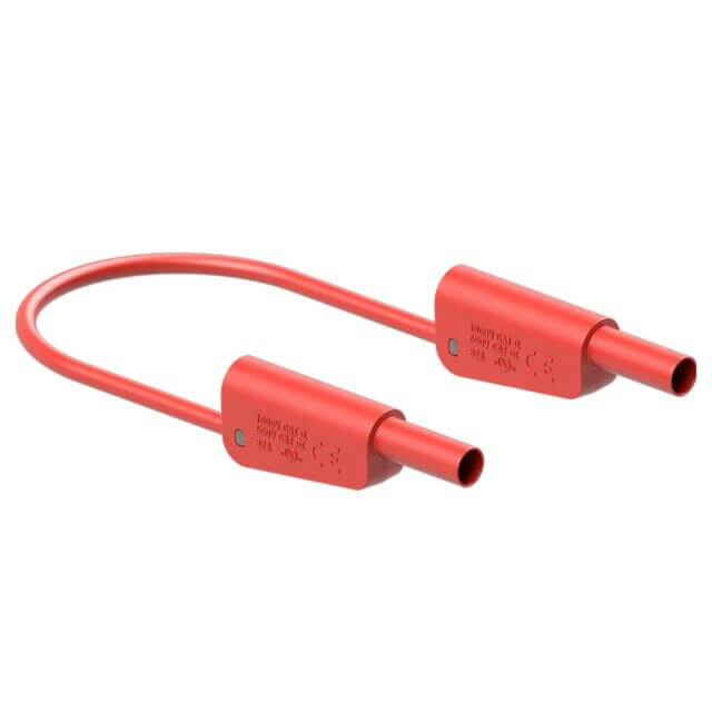STAUBLI 66.2014-15022 4 MM SAFETY TEST LEAD 150 CM RED