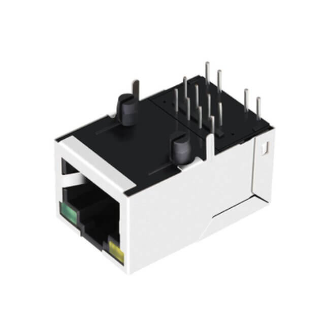 WÜRTH 74990101212 CONNECTOR MODULAR JACK THT R/A (RJ45,Ethernet)
