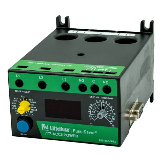LITTELFUSE 777-ACCUPOWER IND.CONT.3-PHASE POWER MONITOR/190-480V