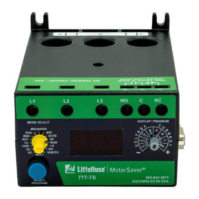 LITTELFUSE 777-TS IND.CONT.3-PHASE OVERLOAD RELAY/190-480VAC
