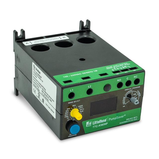 LITTELFUSE 77C-KW/HP IND.CONT.1-PHASE POWER MONITOR 100-240VAC