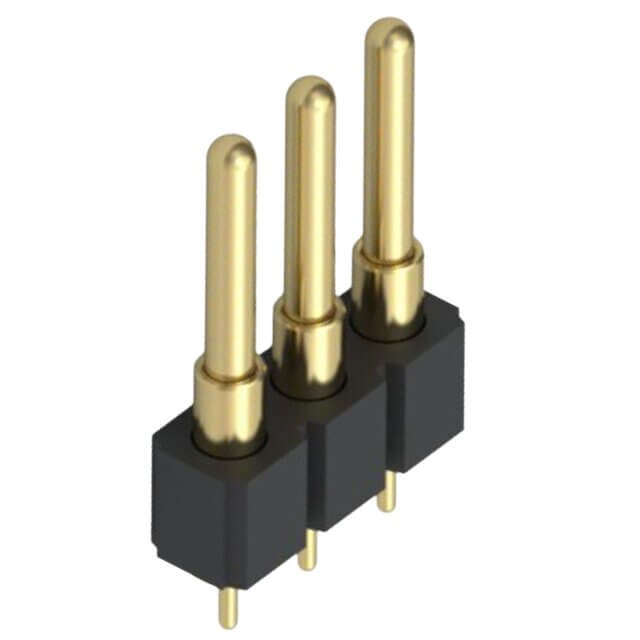 MILL-MAX 816-22-003-10-009101 CONNECTOR SPRING PISTON 3POS PCB