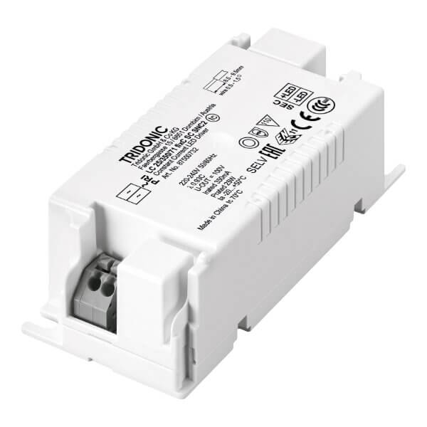TRIDONIC 87500732 LED DRIVER 25W 350mA CC PF>0.95 IP20