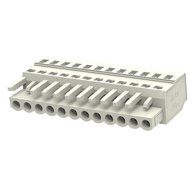 DEGSON 8EDGK-5.0-12P-11-1001ZH TERM.BLK.5.0MM 12P PCB FEMALE GRAY