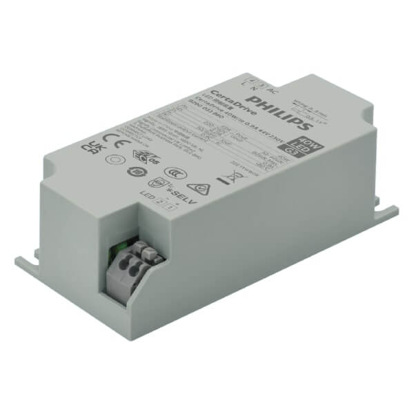 PHILIPS(SIGNIFY) 929003388080 LED DRIVER CertaDrive 40W/m 0.9A 44V 230V LOW RIP.