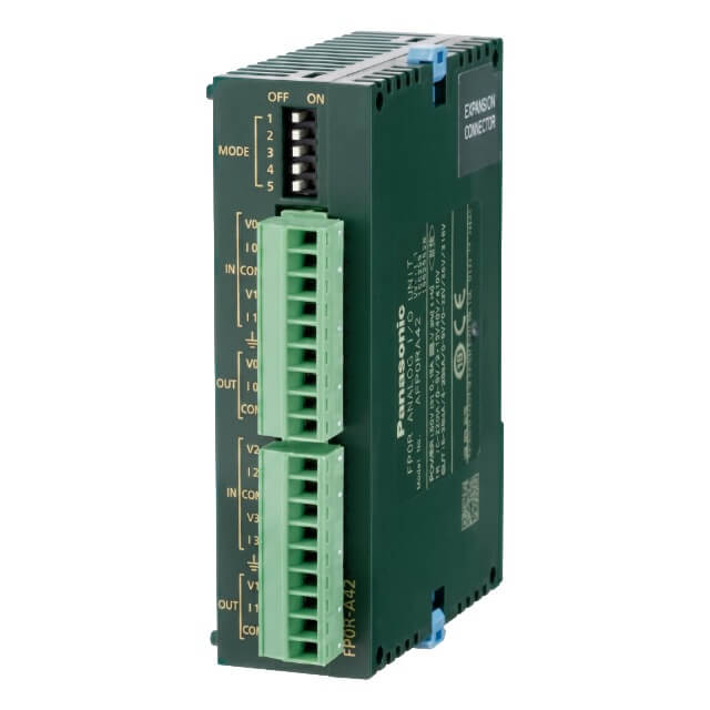PANASONIC(AUTOMATION) AFP0RA42 PLC ANALOG MOD.4AG 2AÇ,0-5/10V,±5V,±10V,0-2mA,14b