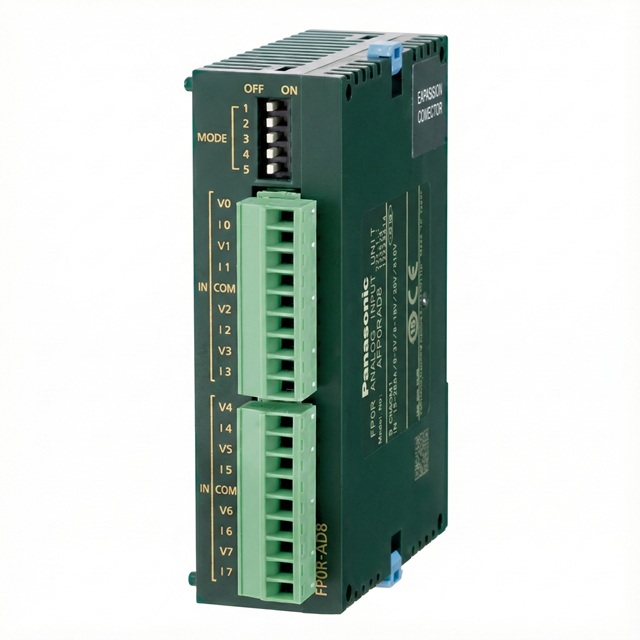 PANASONIC(AUTOMATION) AFP0RAD8 PLC ANALOG MODÜL8G,0-5V,±10V±,5V,±100mV,0-20mA,14b