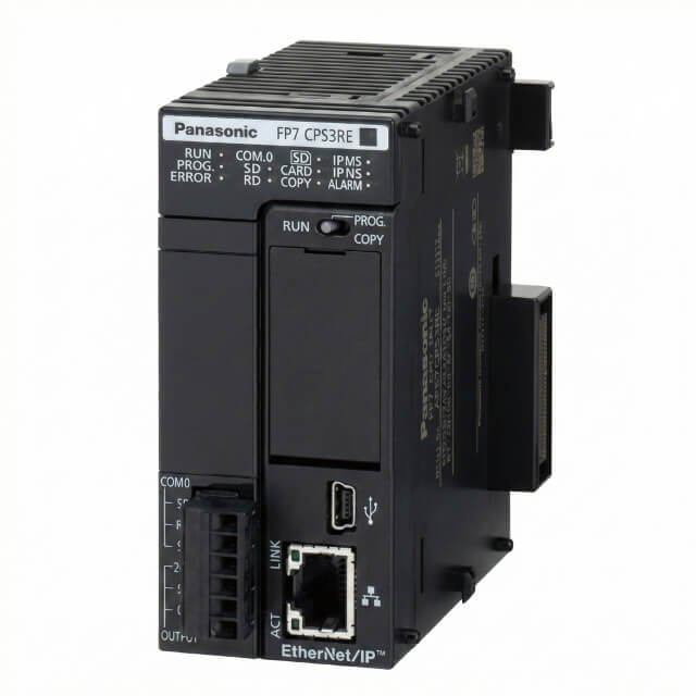 PLC CPU ETHERNET, RS232C, 11nS ÇEVRİM SÜRESİ - AFP7CPS3RES