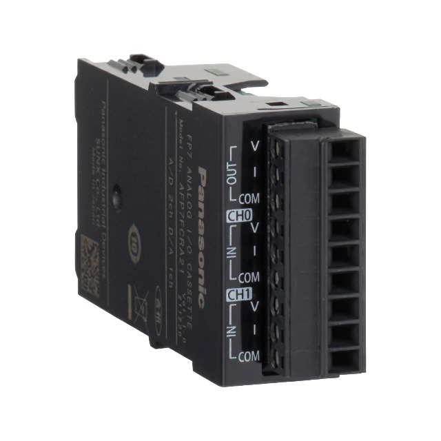 PANASONIC(AUTOMATION) AFP7FCRA21 PLC EK MODÜL 2 KANAL AG., 1 KANAL AÇ 12 BİT