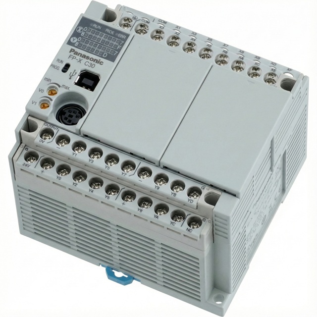 PANASONIC(AUTOMATION) AFPX-C30R PLC CPU 16G(PNP/NPN)14 RÖLE Ç,220VAC BESLEME