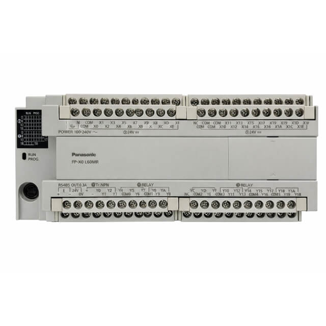 PLC CPU 32G/4Ç NPN 24RÇ, 2AG, RS485, 220VAC - AFPX0L60MR