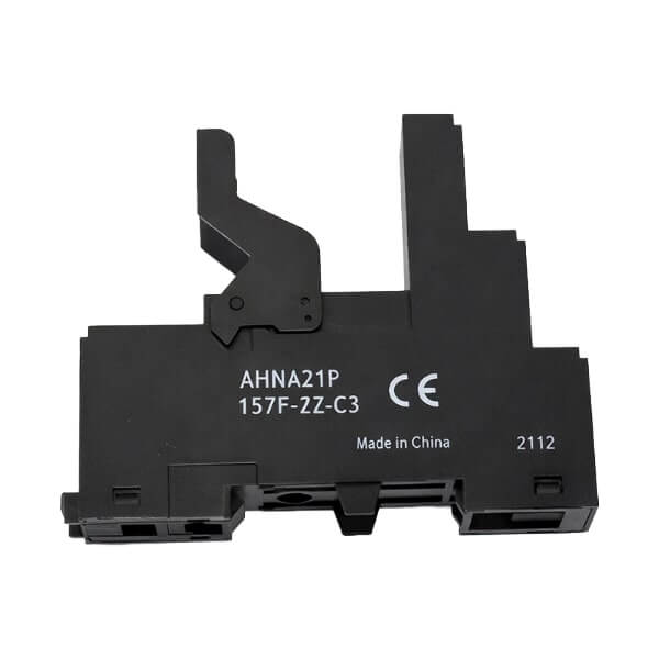 RELAY SOCKET AHN TYPE 2PNC SCREW DIN RAIL - AHNA21P 157F-2Z-C3