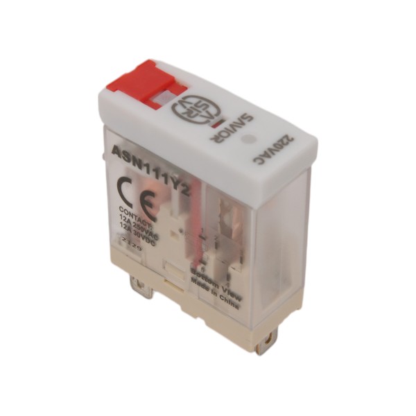 SAVIOR OTM. ASN111Y2 TEK KONTAK RÖLE 12A 220VAC LEDLİ