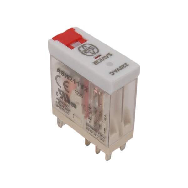 SAVIOR OTM. ASN211Y2 ÇİFT KONTAK RÖLE 8A 220VAC LEDLİ
