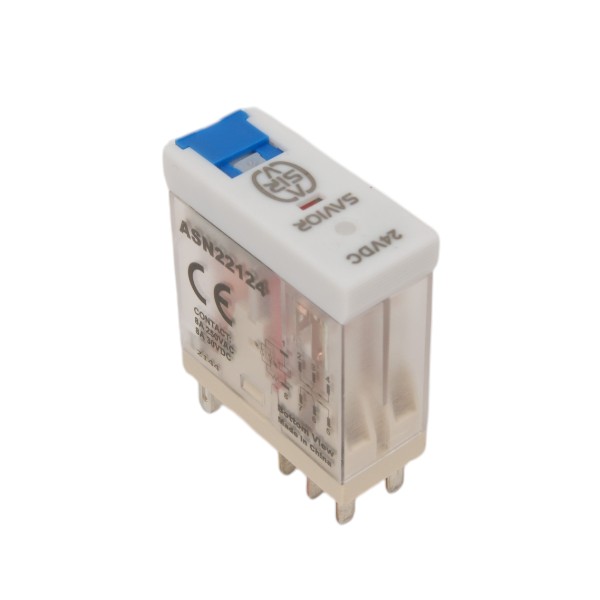 SAVIOR OTM. ASN22124 ÇİFT KONTAK RÖLE 8A 24VDC LEDLİ