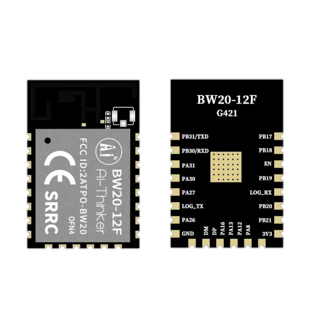 AI THINKER BW20-12F WI-FI +BLUETOOTH 5.0 SOC MODULE WITH ON-BOARD PCB