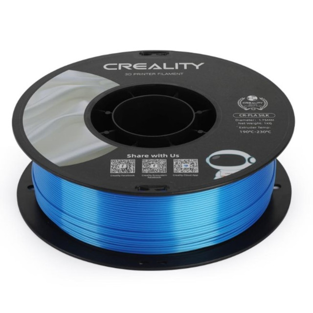 CREALİTY CR PLA SİLK MAVİ CREALİTY CR PLA SİLK MAVİ FİLAMENT 1.75MM 1KG