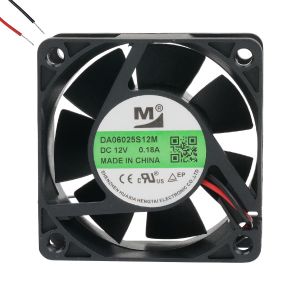 FAN 60x60x25MM 12V 0.18A 1.80W 4000RPM - DA06025S12M