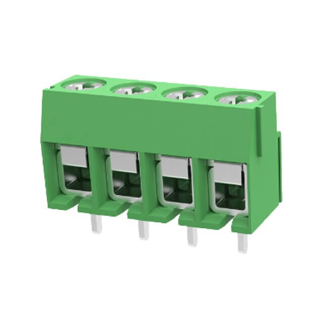 TERM.BLK.5.00MM 4P PCB TYPE 0 BOY GREEN