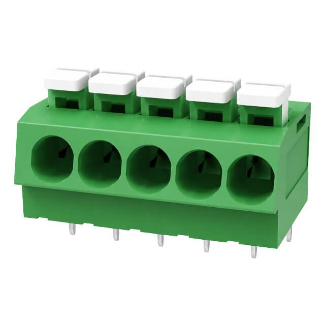 DEGSON DG202-5.0-05P-14-00ZH TERM.BLK.5.00MM 5P PCB TYPE GREEN