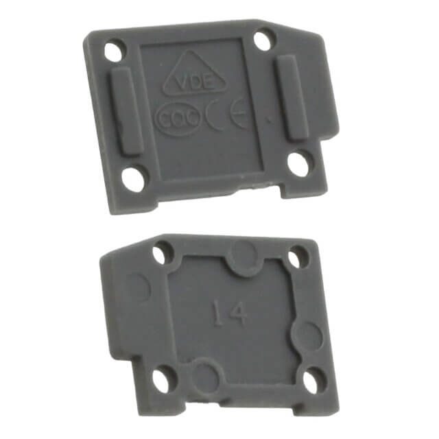 DEGSON DG235-5.0-01P-11-00AH TERM.BLK.5.00MM ENDING COVER GRAY