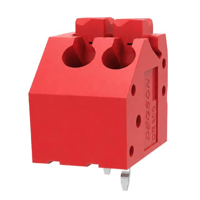 DEGSON/GAOSONG DG250-3.5-02P-16-00SH TERM.BLK.3.50MM 2P PCB TYPE RED GAOSONG