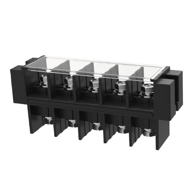 DG250-A-05P-13-00ZH - TERM.BLK.27MM 5P 250A M8 SCREW BLACK