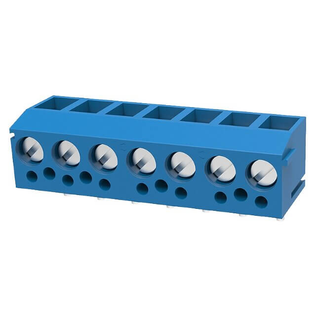 DEGSON/GAOSONG DG340R-3.81-07P-12-00SH TERM.BLK.3.81MM 7P 90C MALE BLUE PCB TYPE GAOSONG
