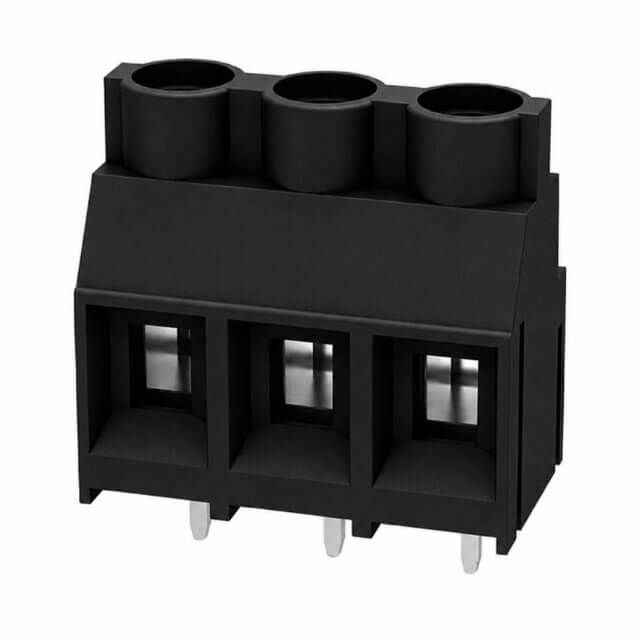DEGSON/GAOSONG DG636-6.35-03P-13-00SH TERM.BLK.6.35MM 3P PCB TYPE BLACK GAOSONG