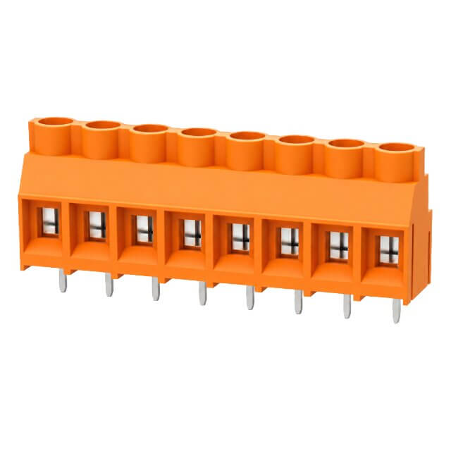 DEGSON DG636-6.35-08P-15-183AH TERM.BLK.6.35MM 8P PCB TYPE ORANGE(RAL2003)
