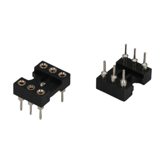 IC-SOCKET 6PIN PRECISION 0.3"(7.62MM) - DS1001-01-06BT1NSF6X