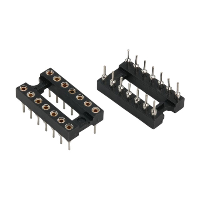 IC-SOCKET 14PIN PRECISION 0.3"(7.62MM) CONNFLY - DS1001-01-14BT1NSF6X