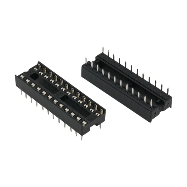 IC-SOCKET 24PIN DUAL WIPE 0.3"(7.62MM) CONNFLY - DS1009-24AT1NS-2A2