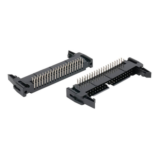 BOX HEADER LOCKED 40PIN(2x20) 2.54mm THT R/A MALE