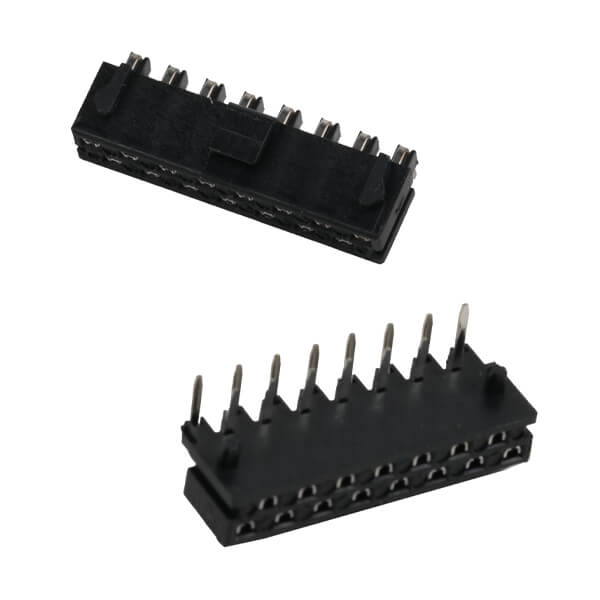 FEMALE HEADER 15PIN 1.25MM THT R/A 3.70MM - DS1013-02-15FR6B