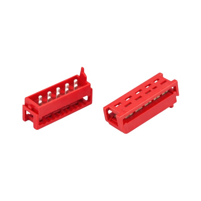 MICRO MATCH FREE 10PIN(2x5) 2.54mm MALE RED - DS1015-01-10R6