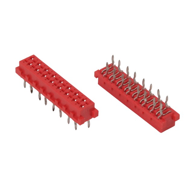 MICRO MATCH THT V/T 16PIN(2x8) 2.54mm FEMALE RED - DS1015-04-16R6XB