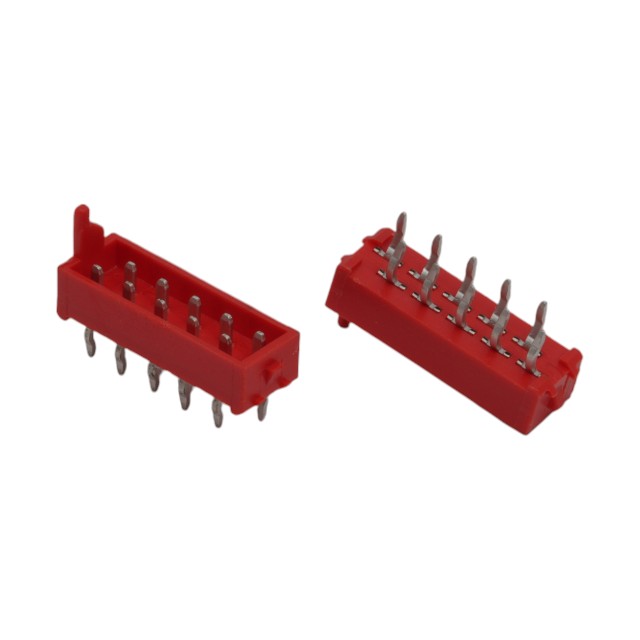 MICRO MATCH THT V/T 10PIN(2x5) 2.54mm MALE RED - DS1015-07-10R6