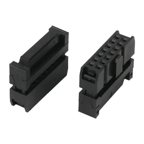 CONNECTOR IDC 14PIN (2x7) 180C BLACK CONNFLY - DS1016-14MANBB
