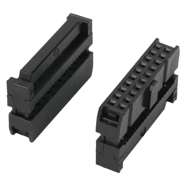 CONNECTOR IDC 20PIN (2x10) 180C BLACK CONNFLY - DS1016-20MANBB